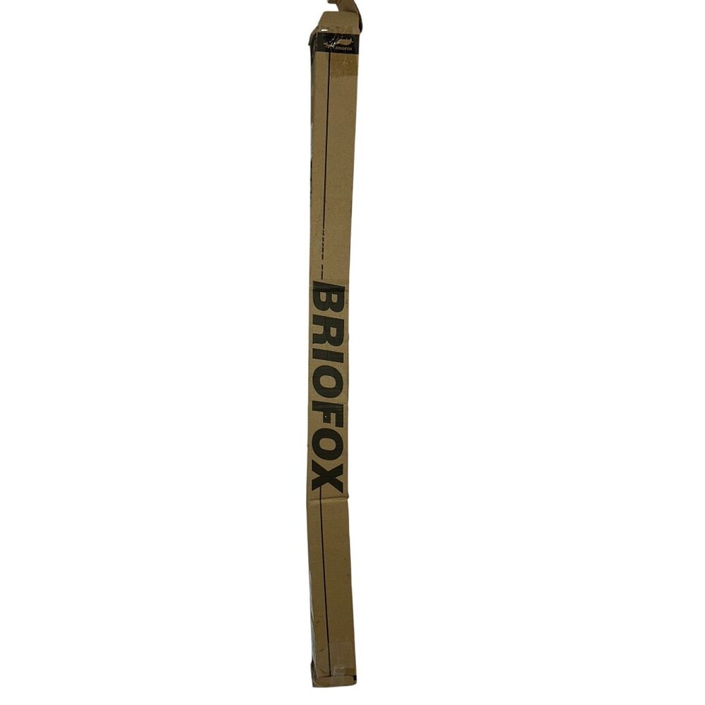 Briofox Chrome Spring Shower Rod Adjustable Heavy-Duty Max Load 12 Kg Rust-Proof